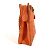 Chanel Vintage CC Coco Mark gesteppte Wildleder Schultertasche Orange - Ansicht 4