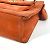 Chanel Vintage CC Coco Mark gesteppte Wildleder Schultertasche Orange - Ansicht 6
