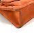 Chanel Vintage CC Coco Mark gesteppte Wildleder Schultertasche Orange - Ansicht 7