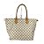 Borsa Saleya MM Damier Azur di Louis Vuitton Bianco - vista 2