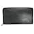 Louis Vuitton Zippy organizer Black Leather  ref.2137291