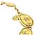 Chanel 2.6 Coco Mark Medaille Kettengürtel Golden - Ansicht 5