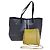 TORY BURCH Borsa Tote Bally in PVC Pelle 2Set Nero Giallo Auth ti2961