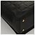 Borsa a spalla CHANEL Choco Bar in pelle di agnello nera CC Auth mr1233 Nero - vista 12