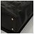 Borsa a spalla CHANEL Choco Bar in pelle di agnello nera CC Auth mr1233 Nero - vista 13