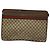 GUCCI GG Supreme Web Sherry Line Borsa PVC Beige Verde 017 115 4126 Auth ki5678 - vista 2