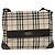Burberry Borsa a spalla Nova Check in nylon beige marrone argento autentica 116145 - vista 2