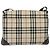 Burberry Borsa a spalla Nova Check in nylon beige marrone argento autentica 116145 - vista 3