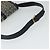 Céline Borsa a spalla Celine C Sulky in tela blu navy e oro Auth BD1174 D'oro - vista 7