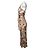 Missoni Lurex gestricktes Halterkleid Braun Golden - Ansicht 4