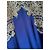 Marchesa Abito da cocktail in pizzo e seta oro e blu navy D'oro - vista 4