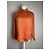 Camicia a quadri vintage Dior arancione e nera