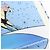 Foulard Hermès Carré 90 "Space Derby" 100% Seta Blu - vista 9
