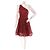 Autre Marque Rotes Kleid aus Polyester Bordeaux