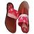 Sofia Coppola Louis Vuitton Escale Palma Infradito Piatto Rosso