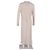 Rick Owens Maxikleid mit Gürtel aus hellrosa Wolle - Ansicht 6