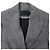 Blazer de cuadros drapeado asimétrico Proenza Schouler en lana gris - vista 5