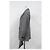 Blazer de cuadros drapeado asimétrico Proenza Schouler en lana gris - vista 7