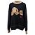 Palm Angels Bear Intrasia Pullover aus schwarzer Schurwolle