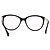 Timeless Occhiali Chanel Farfalla in Acetato Nero - vista 3