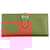 Hermès HERMES Crocodile Leather Wallet Red  ref.2138315