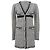 Self portrait Self-Portrait Minikleid aus schwarzer Baumwolle mit monochromem Streifenstrick