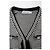 Self portrait Self-Portrait Minikleid aus schwarzer Baumwolle mit monochromem Streifenstrick - Ansicht 10