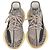 Sneakers Adidas x Yeezy Boost 350 V2 in cotone Zyon Grigio - vista 5