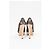 Décolleté peep-toe in pizzo Dior in poliestere nude e nero - vista 11