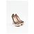 Décolleté peep-toe in pizzo Dior in poliestere nude e nero - vista 12