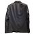 Abito classico con rever in lana nera Saint Laurent Nero - vista 3