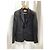 Abito classico con rever in lana nera Saint Laurent Nero - vista 6