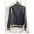 Saint Laurent Teddy Varsity-Jacke aus schwarzer Wolle - Ansicht 7