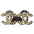 Chanel CC B14K Logo Ohrringe GHW, Kristallohrringe, Box, Quittung, Box Golden