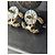 Chanel CC B14K Logo Ohrringe GHW, Kristallohrringe, Box, Quittung, Box Golden - Ansicht 15