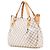 Borsa tote Louis Vuitton Damier Azur Evora MM Bianco - vista 2