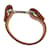 Bracelet en cuir orange Swift d'Hermès  - vue 4