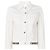 Stella Mc Cartney Giacca in denim con logo e strisce Stella McCartney Bianco