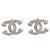 Chanel Ohrringe aus silbernem Metall und Strass - Ansicht 2