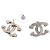 Chanel Ohrringe aus silbernem Metall und Strass - Ansicht 4