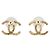 Orecchini Chanel in metallo dorato e strass D'oro - vista 2