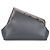 Fendi First Tasche aus grauem Leder - Ansicht 3