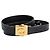 Dior CD Gürtel aus schwarzem Leder Größe 75 - Ansicht 2