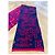 Sciarpa reversibile Chanel blu navy e rosso lampone lana - vista 2