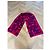 Sciarpa reversibile Chanel blu navy e rosso lampone lana - vista 4