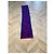 Sciarpa reversibile Chanel blu navy e rosso lampone lana - vista 7