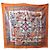 Hermès Seidentuch Square 90 Orange - vista 2