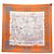 Hermès Seidentuch Square 90 Orange - vista 5