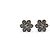 Chanel Ohrringe Blatt Silbermetall Cc - Ansicht 2