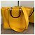 Borsa tote Fendi Sunshine Giallo - vista 4